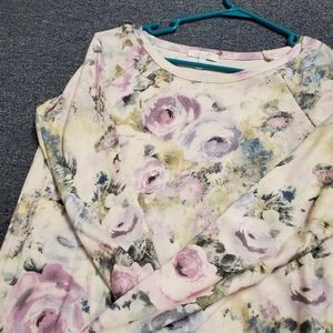 Watercolor Floral Flower Sweatshirt